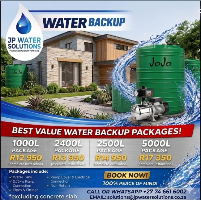 Original JP Water Solutions flyer